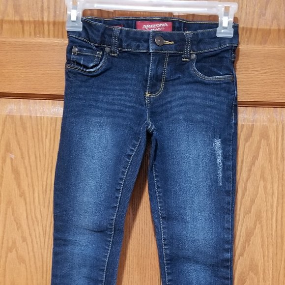 Arizona Jean Co. Girls Size 8 Reg Skinny Jeans - Picture 1 of 7